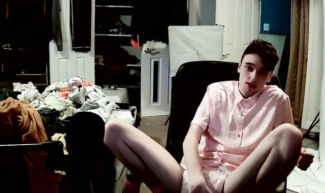 Twimk Caught in Sissy Nappy by Schoolteacher