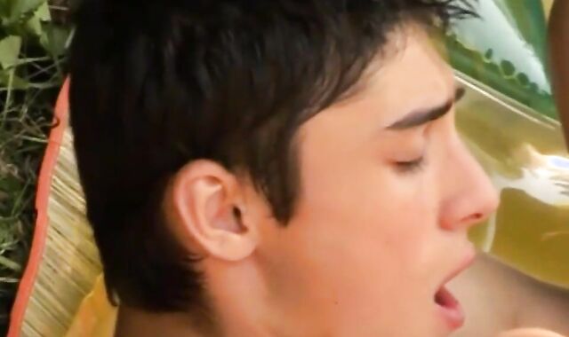 Twinks - Light-Haired hair spear inhaling video