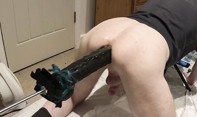 fattest fake-hard-on Stuffed Rock-Hard And Quick After wang Pumping - boink Machine