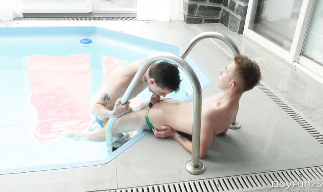 BoyFun: VITALI KUTCHER & tatted Dominik Dark-Hued tearing up scene