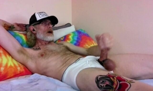 JerkinDad14 - Poz Dad Strokes His ample Lubricious Poz cum-pump For you 'cuz man-meat Is The superlatively admirable Thing In The World