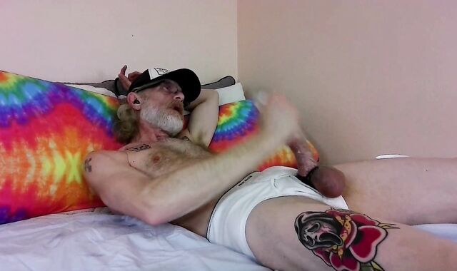 JerkinDad14 - Poz Dad Strokes His ample Lubricious Poz cum-pump For you 'cuz man-meat Is The superlatively admirable Thing In The World