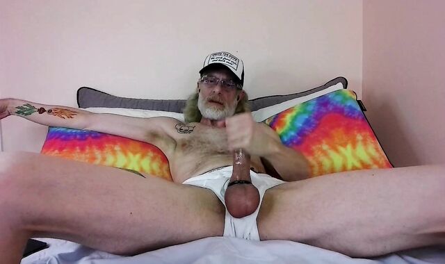 JerkinDad14 - Poz Dad Strokes His ample Lubricious Poz cum-pump For you 'cuz man-meat Is The superlatively admirable Thing In The World