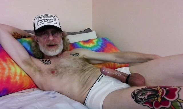 JerkinDad14 - Poz Dad Strokes His ample Lubricious Poz cum-pump For you 'cuz man-meat Is The superlatively admirable Thing In The World