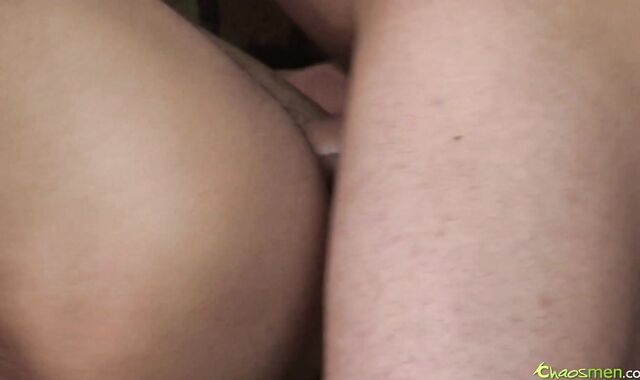 ChaosMen.com: European silver-light-haired hair Troy raw butt munching