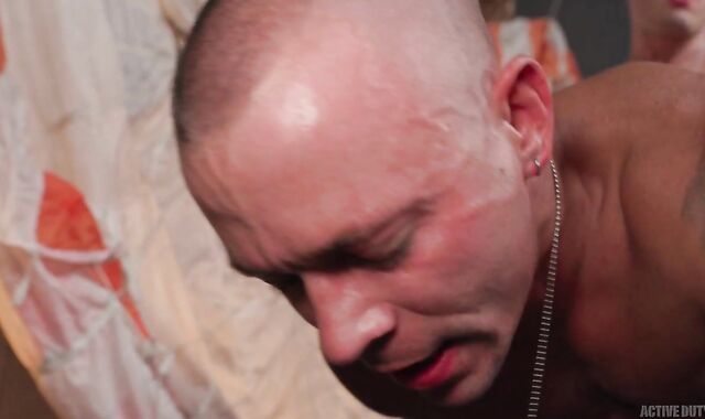 Activeduty - Dark Haired Ryder Owens smashed by Ryder