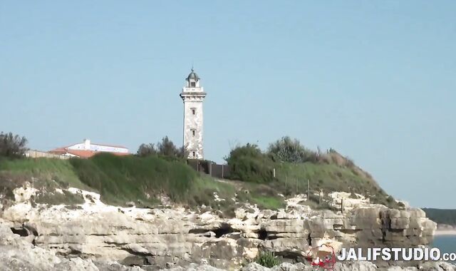 JalifStudio - Enzo together with Jordan blow off spunk outdoors