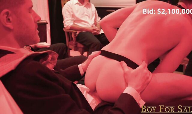 BoyForSale - Rock-Stiff smashing with Master Angus beside Master Kamp