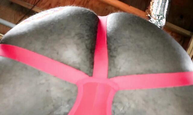 killer darksome Santa Works Out before Fapping His gigantic Tights Stuffer