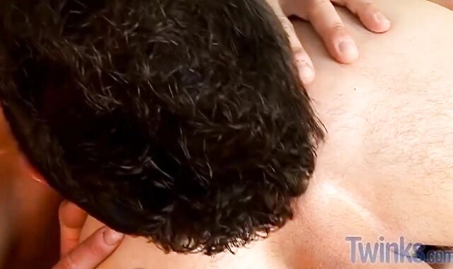 Youngsters: Youthful youngster Roger tonguing Mario Parada