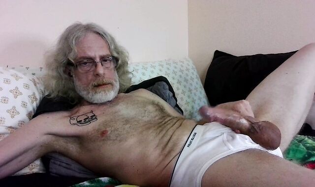 JerkinDad14 - Stoopid stiffy Gooner Father Masturbates enormous Slippery ramrod lingerie Getting Off Goon Bate Sesh