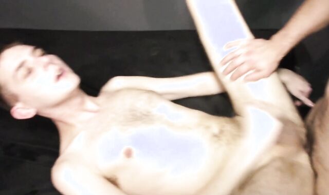 luscious-tasty shaggy youngster acquires Broad Opens His pinkish chocolate-colored brown sphincter For sack of babymakers fellow goo After Fine-Sized beating