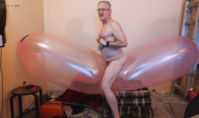 Balloonbanger 83) Rail Hook-Up Pop giant Blimp Balloon!