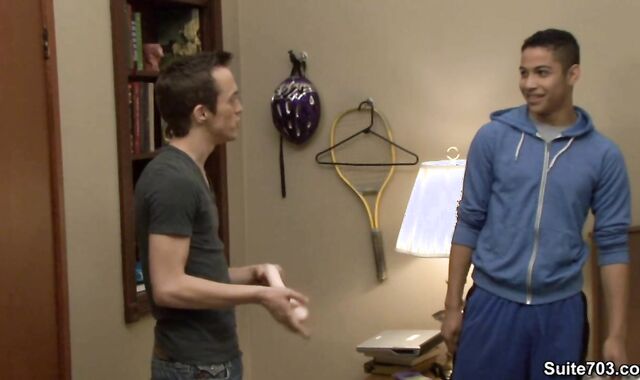 My Brutha's Steamy Acquaintance - Young Lucas Vitello toys orgy tape