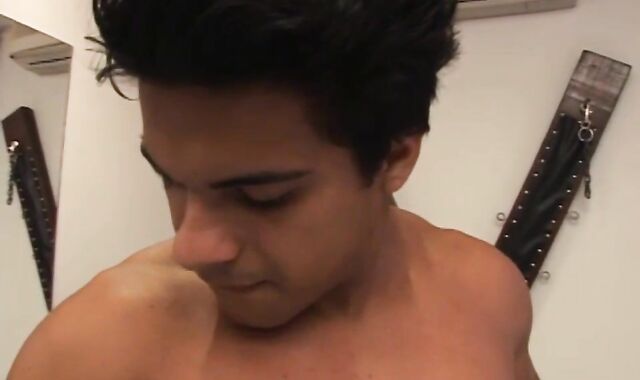 BangBangBoys: Inked Rafael first-ever-ever time got jammed rock stiff