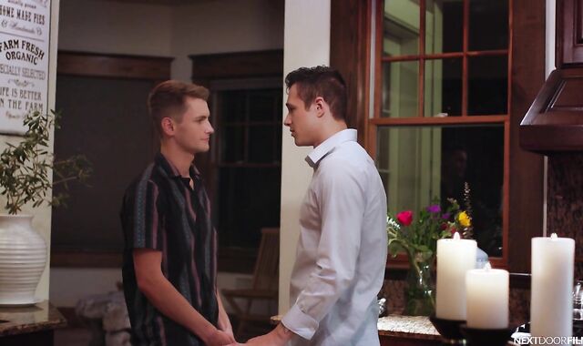 NextDoorStudios: Caucasian Jayden Marcos tongue kissing