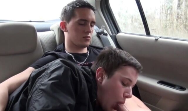 JalifStudio - Twink deep throat cum outdoors