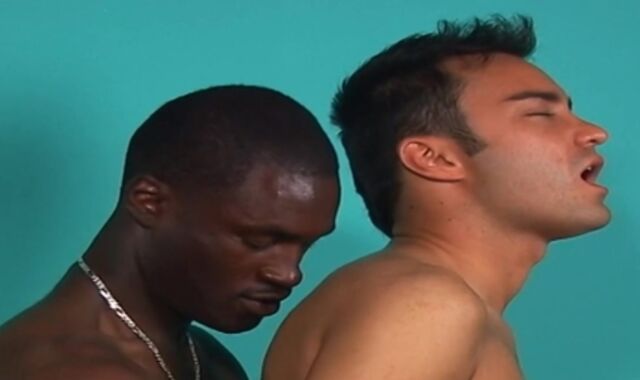 BlacksOnBoys - Brad demonstrate dark-hued meatpipe