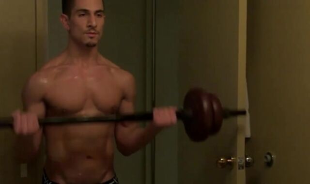 AmericanMuscleHunks - Muscle Taylor in uniform ravaged rock-rigid