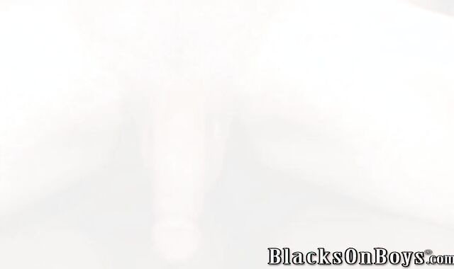 BlacksOnBoys - Bony Aiden feels up to slapping