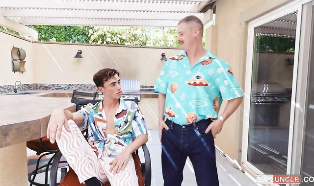 Family Beef Whistle: Xtian Combine beside uncle Nick Floyd teasing