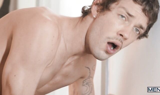 DrillMyHole: Very slim american fag Chris needs harsh humping