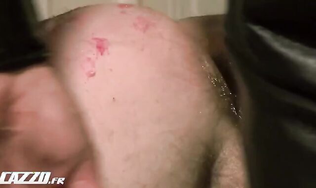 homo World Berlin Leather - Leather giant Hairy Man Vs Axl dark-hued Part 1