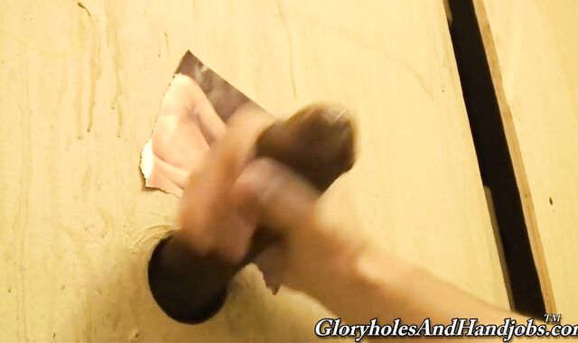 GloryholeAndHandjobs - Peter poking ginormous ballsack stranger