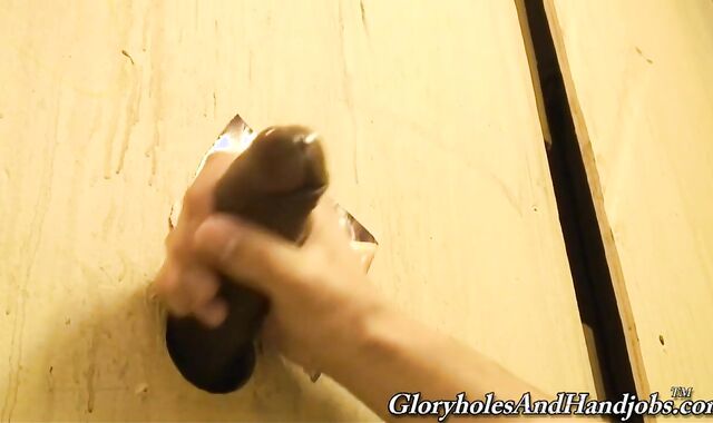 GloryholeAndHandjobs - Peter poking ginormous ballsack stranger