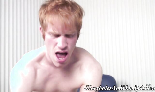 GloryholeAndHandjobs: Rock-Hard tug job among hawt youthfull lad