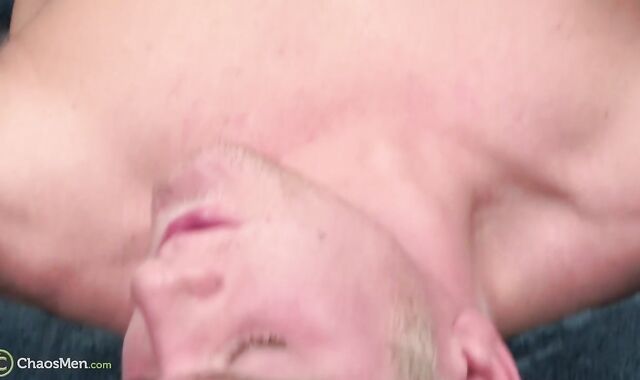 ChaosMen - Wooly caucasian jock receives raw catapulting rock hard