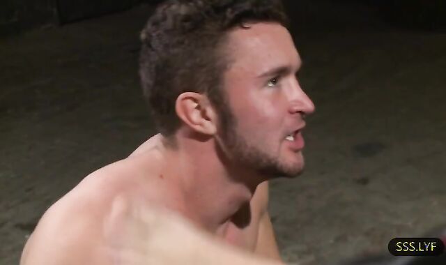 Muscle twunk Worships His slavemaster