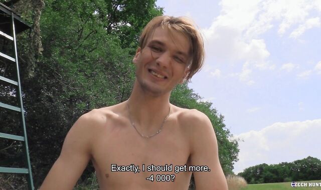 CzechHunter: Very slim Czech guy love glove-free-for-all ass-fuck pulverizing