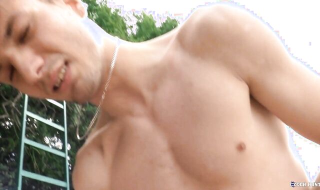 CzechHunter: Very slim Czech guy love glove-free-for-all ass-fuck pulverizing