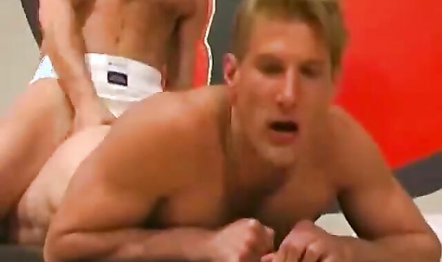 males In Kimono gang nailing