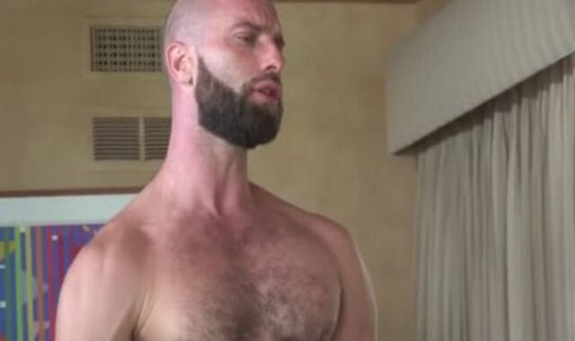 Muscle grizzly without a love glove donk smashing