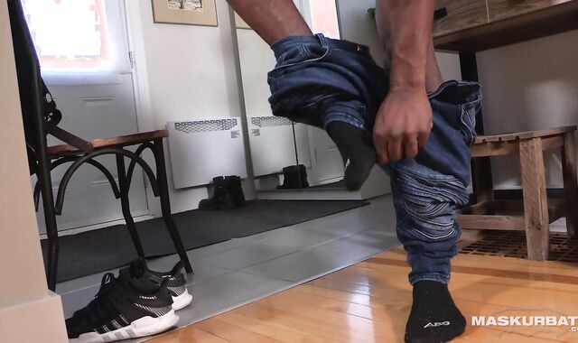 Maskurbate - jummy Chocolate AMPLE EBONY PECKER Stripper Solo Jack