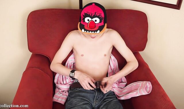 succulent And exhilarated homosexual teen Completes Off All Over stomach