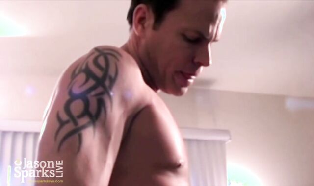 JockBreeders: DILF Tyler Fox beside Jason Sparks bootie tonguing