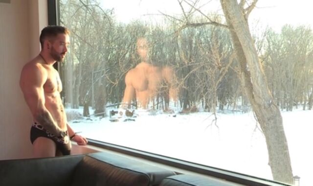 Maskurbate - Very stellar Zack Lemec in shower