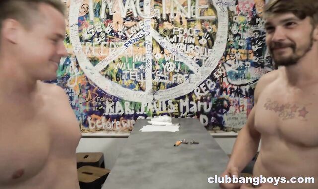 ClubBangBoys - Inked fag agrees to rock stiff fuckin'