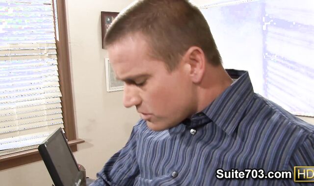 Men Rock Firm at Work - Clay Towers porked by Johnny Donavan