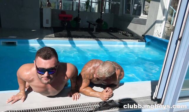 ClubBangBoys: Young dark-haired rimjob