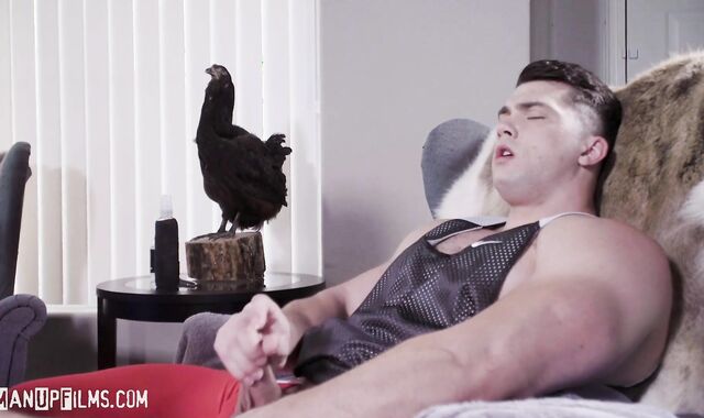 ManUpFilms: Muscled homosexual Collin Simpson cravings wedging rock firm