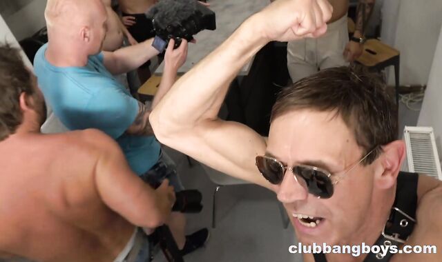 ClubBangBoys: Tough forearm-job in company with faggot
