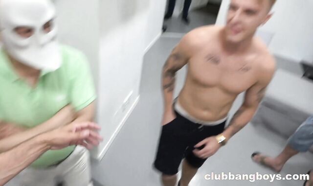 ClubBangBoys: Tough forearm-job in company with faggot