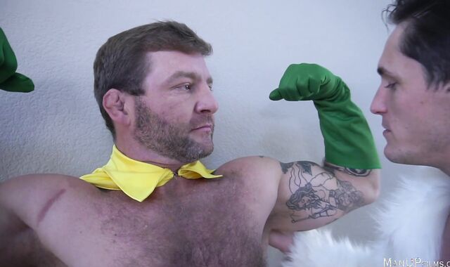 ManUpFilms - Costume Have Fun wet hump with Colby and Tony Orlando
