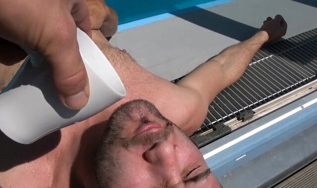 ClubBangBoys - Unexperienced Frank no love glove rimjob