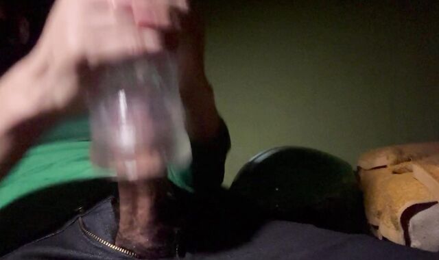 Delivery chap wank off After Work All Day.