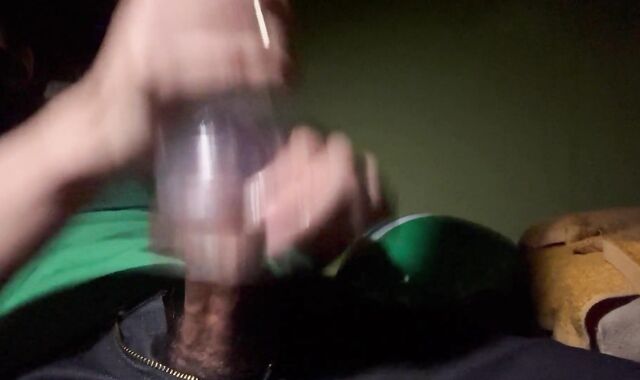 Delivery chap wank off After Work All Day.